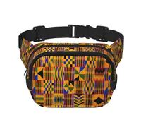 African Weaving Unisex Fashion Waist Packs, Stylish Fanny Packs for Workouts, Running, Traveling, and Hiking