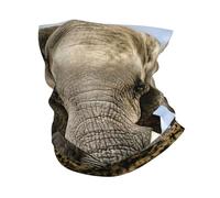 African Wild Animals Elephant Print Neck Warmer Ultra-Soft, Stretchy Neck Gaiter Winter Neck Gaiter Warmer For Menand Women