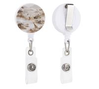 African Wild Animals Migration ID Card Clip Holder Badges for 1 Pack