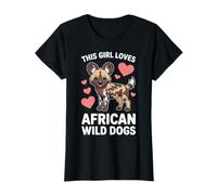 African Wild Dogs Girl Funny African Wild Dog T-Shirt