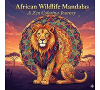 African Wildlife Mandalas: A Zen Coloring Journey