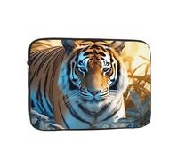 African Wildlife Tiger Laptop Case 13 inch, Shockproof Protective Laptop Sleeve Travel Computer Bag Water Resistant Computer Carrying Cover Notebook Case Briefcase Gifts for Men Women