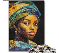 African Woman 2000 Pieces Jigsaw Puzzle For Adults Teens, Family Game Stress Reliever Difficult Challenge Great Gifts And Toys (70x100cm)