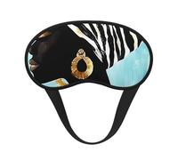 African Woman Blackout Sleep Mask - Soft Adjustable Eye Mask for Full Light Blocking, Deep Sleep, Travel & Relaxation