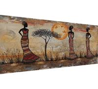 African Woman Paint by Numbers for Adults,Large Paint by Numbers Tree Paint-by-Numbers Craft Art Painting Kit,without Frame DIY Color Oil Painting Acrylic Paints,for Gift Home Wall Decor 12x24in Ly-51