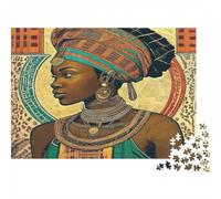 African Woman Rätsel Für Erwachsene || 1000pcs (75x50cm) Puzzles Lernspiele Home Decor Puzzles