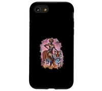 African woman with tiger Case for iPhone SE (2020) / 7 / 8