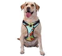 African Women in Mountain Landscape (2) Pattern Dog Harness - Lightweight,Soft,Adjustable Small Harness and Leash Set, Suitable for Puppy Small and Medium-Sized Dog-Medium