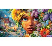 African women Recycled Paper Jigsaw Puzzle 1000 Piece - Fun Present & Great Gift Idea for Adults 75x50/1000pcs