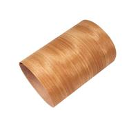 African Yellow Rosewood Wood Veneer, 2.5x17cm (98x6.7 inch), 0.25mm Thick - Perfect for Cabinet Door, Wooden Door, Floor Decoration & Furniture Renovation Projects