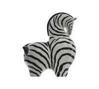 African Zebra Statue, Ceramic Horse Ornament, Creative Wild Animals Crafts, Abstract Animal Home Decorations, Collectible for Bedroom, Living Room, Office, Bookshelf, Mantel, Entryway ( Color : ZebraA