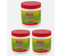 Africa's Best Castor Oil Hair & Scalp Conditioner, 5.25 oz/149g (3 Tubs)