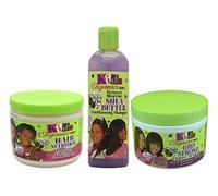 Africa's Best Kids Organic SET OF 3 |Ultimate Moisture Shea Butter Conditioning Shampoo 12oz|Protein Enriched Hair Nutrition Conditioner 15oz|Gro Strong Triple Action Growth Stimulating Therapy 7.5oz