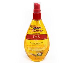 Africa's Best Textures Fab 5 - Blend Anti-Breakage Natural Hair Growth Oil - 5oz