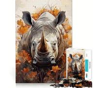 Africa's Unicorn for Adults 1000 Piece Puzzle Brain Exercise HD Print Home Activity Birthday Art Gift (38x52cm)