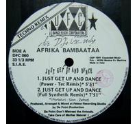 Afrika Bambaataa - Just Get Up And Dance (Techno Remix) [Vinyl Single 12'']