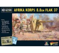 Bolt Action Warlord Games, Afrika Korps 8.8cm Flak 37, Wargaming Miniatures