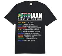Afrikaan Translation Guide & Novelty South African Slang Comfort Colors Adult Heavyweight T-Shirt
