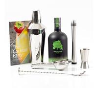 Afrique Apple & Coconut Vodka Cocktail Bundle | Afrique Vodka 35% ABV 70cl | Cocktail Set with Shaker, Jigger, Spoon, Muddler, Juicer & Recipe Book