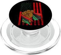 Afro-American Black Liberation Flag Pan African UNIA Flag PopSockets PopGrip for MagSafe