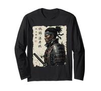 Afro American Samurai - Black History Month African Roots Long Sleeve T-Shirt