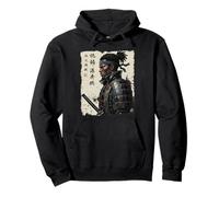 Afro American Samurai - Black History Month African Roots Pullover Hoodie