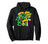 Afro Beat Rhythm - Vibrant Cultural Expression Pullover Hoodie