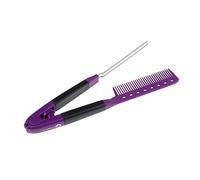 Afro Comb Pro Hair Comb Straightener Antistatic Foldable Pocket Hairdressing Brushes Highlighting Comb Brush Salon Sectioning Combs Comb(Purple)