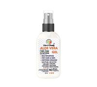 AFRO Cure & Beauty 100% organic Aloe Vera Gel 50ml cooling, Soothing & Hydrating multi-use Face Body Hair Care, After Sun Suitable for all skin types, cruelty-free & vegan | pump bottle |