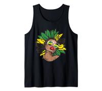 Afro Hair Jamaican Flag Shirt Women Black Melanin Jamaica Tank Top