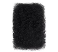 Afro Kinky Bulk Hair, 12 Inch Natural Black, Real Human Hair for Dreadlocks, Soft and Shiny Braiding Hair for African Styles