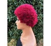 Afro Kinky Curly Wig for Women Brazilian Human Hair Full Machine Made Wig Natural Volume Style