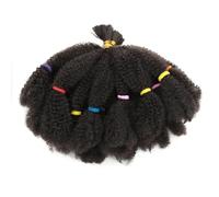 Afro Kinky Twist Hair 6 Packs Pre Stretched 12 Inch Marley Hair Braiding Spring Crochet Braids Natural Synthetic Hair Extension Easy Installation and Removal(#4)