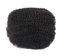 Afro Kinkys Human Hair, 16 Inch, Natural Black, Bulk for Braiding & Creative Styling, Soft, Gentle on Skin, Perfect for Diverse Hairstyles