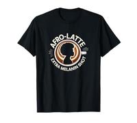 Afro Latte Extra Melanin Shot Natural Hair Coffee T-Shirt