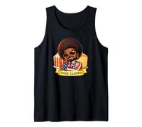 Afro Man Lemon Cake Case Closed Tank Top