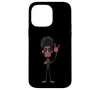 Afro Man Rock Hand Sign Retro Cool Character Graphic Funky Case for iPhone 14 Pro Max