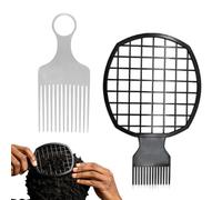 Afro Pick Comb Set, Dreadlocks Detangling Hair Styling Tool - Afro Hair Pick Tool for Hairdressing Supplies and Barber Shop at Home in the Apartment in College Dorm when Travelling and on Holiday