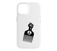 Afro Pick Raised Fist Peace Sign Black Pride Symbol Case for iPhone 14