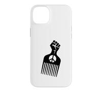 Afro Pick Raised Fist Peace Sign Black Pride Symbol Case for iPhone 14 Plus