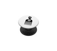 Afro Pick Raised Fist Peace Sign Black Pride Symbol PopSockets Adhesive PopGrip