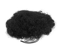 Afro Ponytail Extension Black Drawstring Bun Hairpiece for Women