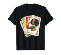 Afro Queen of Heart Black Melanin Black Pride BLM T-Shirt
