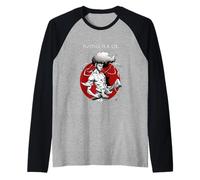 Afro Samurai Anime Japanese Bushido Warrior Streetwear Raglan Baseball Tee