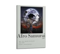 Afro Samurai Canvas Poster Wall Art Decorative Living Room Posters Bedroom Posters 08x12inch(20x30cm) Frame-style