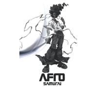 Afro Samurai: Notebook Journal , Blank lined notebook , white paper | 100 pages , 6"X9" inches | Anime Journal, Great gift for future diary.