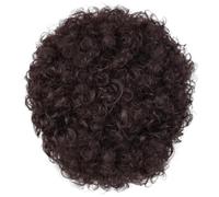 Afro Short Curly with Bangs Black Women Wig Fluffy Wavy Hair Natural Kinky Wigs Party Costume Wig Wavy Synthetic Hair