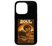 Afro Soul Music Black Queen DJ Groovy 70s Funk Disco Case for iPhone 13 Pro