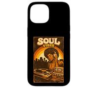 Afro Soul Music Black Queen DJ Groovy 70s Funk Disco Case for iPhone 15