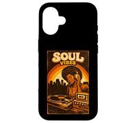 Afro Soul Music Black Queen DJ Groovy 70s Funk Disco Case for iPhone 16